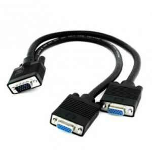 Adaptador en y macho a hembra vga