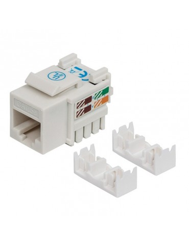 Jack cable utp cat5 blanco