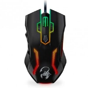 Mouse genius scorpion usb 6 botones led negro