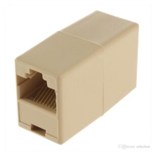 Unión rj-45 hembra cat5 beige 8p/8c